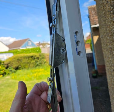 emergency locksmith Exeter UPVC window repair