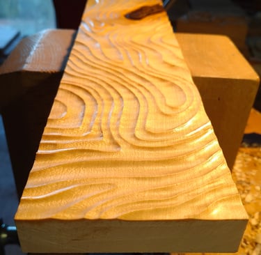 sculpture courbe artistique / aubin thiriat