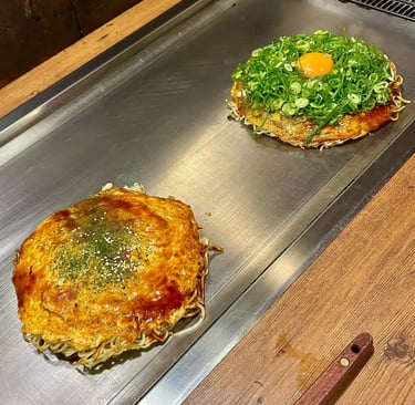 Okonomiyaki, plat traditionel d'Hiroshima
