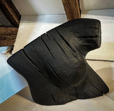 Woman wood Carving torso sculpture