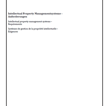 Cover page of DIN 77006