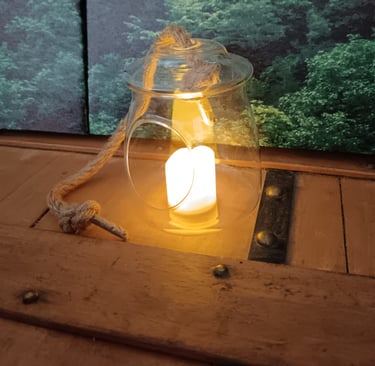 lanterne avec corde