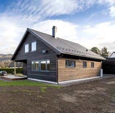 Wooden panel houses