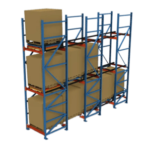 es un rack tipo push-back (LIFO)