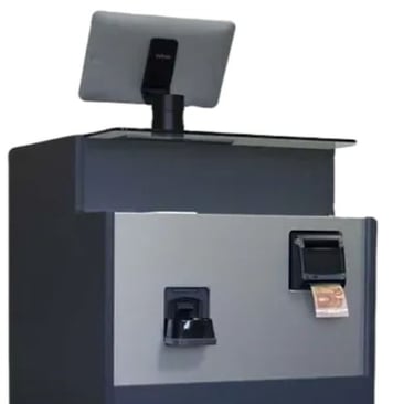 Monnayeur automatique 5R avec écran pour encaissement rapide et sécurisé