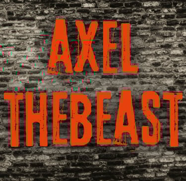 a very simple logo for Axel TheBeast