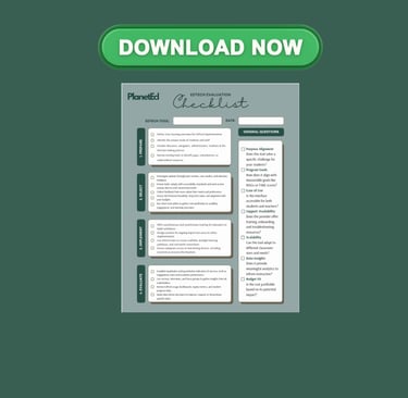 edtech evaluation checklist