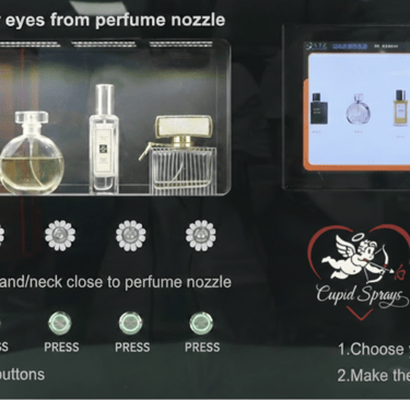 Perfume Spray Vending Machine
