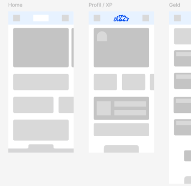 Wireframe Bizzy App
