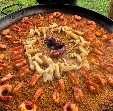 Paella Rollo Privado catering barcelona
