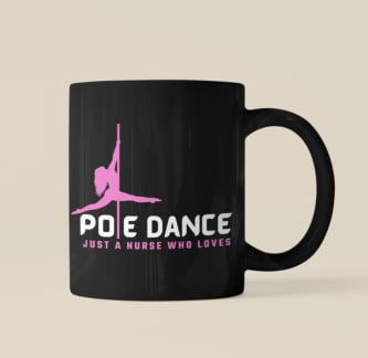 nurse pole dance mug