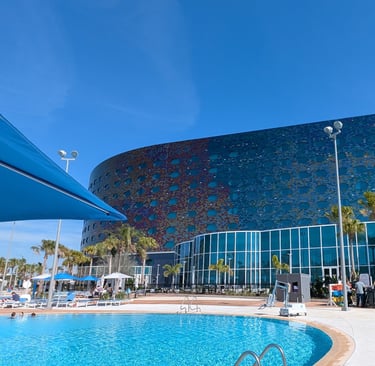 Stella Nova Resort and pool at Universal Orlando Resort