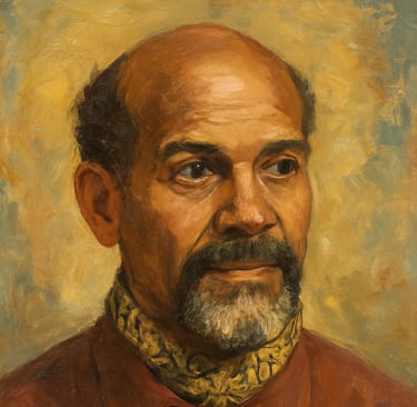 Image of Ronald Moody the sculptor.