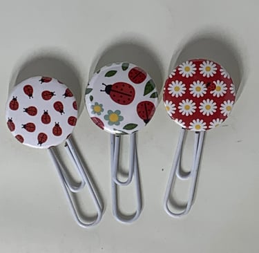ladybug paper clips