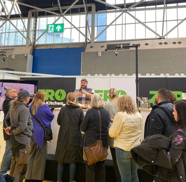 Showcooking at Fully Charged Show
