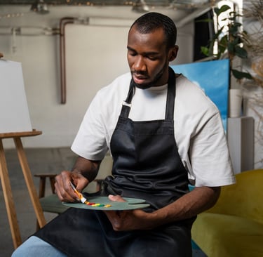 Palette de compétences de Ruben, fondateur et artiste de Mers Media.