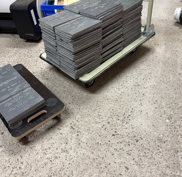 Ardoise gravée au laser