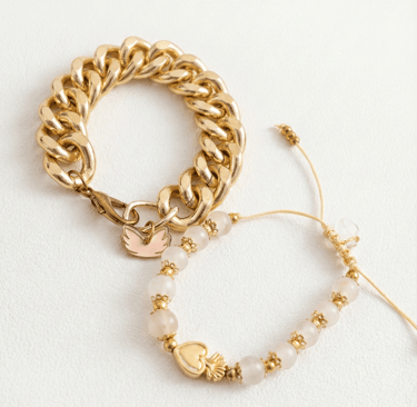 pulsera de eslabones de cadena de oro