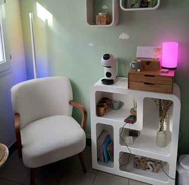 l'espace détente du salon