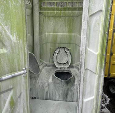 Porta potty Hot Springs