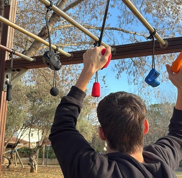 hombre entrenando ocr solo