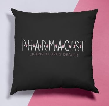 Pharmacist Throw Pillow