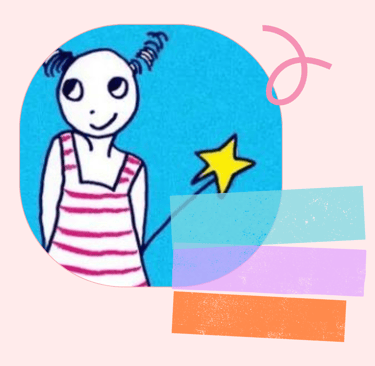 dessin d'une fée : Lili fée des siennes, compagnie de théâtre pour enfant, spectacle et animation