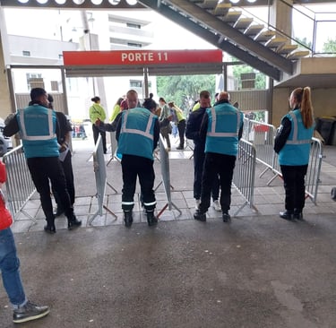 service de sécurité de stade entrée agent seyf sécurité