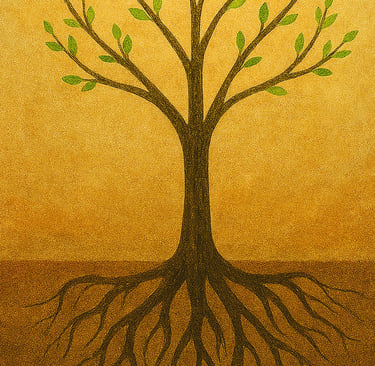 Illustration arbre trauma guérison troubles alimentaires Paris