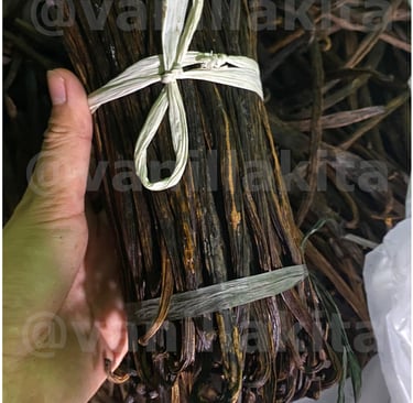 Grade C vanilla beans