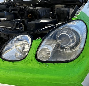 clear restored 2004 Lexus gs 300 headlights