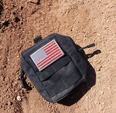 molle pouch used for mtb back pack add on for tools snacks