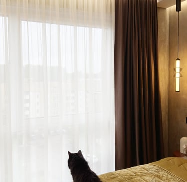 miegamojo užuolaidos