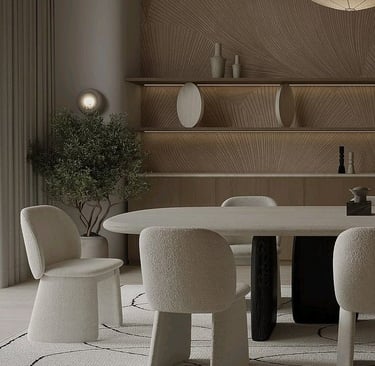 İç mekân dekorasyonunda modern detaylar