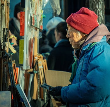 Peintre - Place du Tertre - Paris, Montmartre