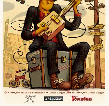 Carte postale du spectacle Le voyage d'une corde