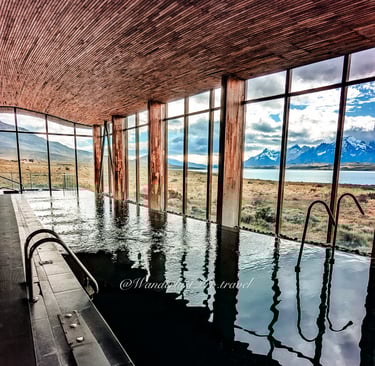 Tierra Patagonia hotel lap pool and spa