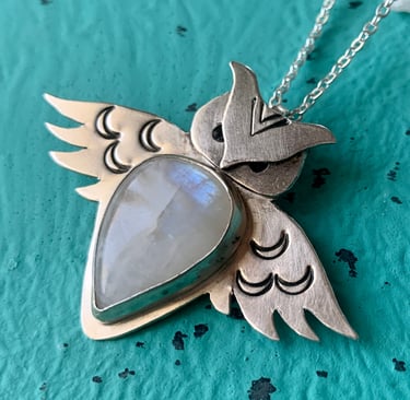 Owl Pendant by Lalania Simone