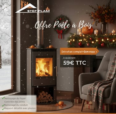 Ramonage nantes reze Vertou Ramoneur poêles a bois et granulés