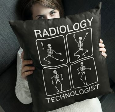 Rad Tech Throw Pillow