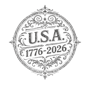 logo in vintage engraved lettering with Victorian flourishes on parchment.