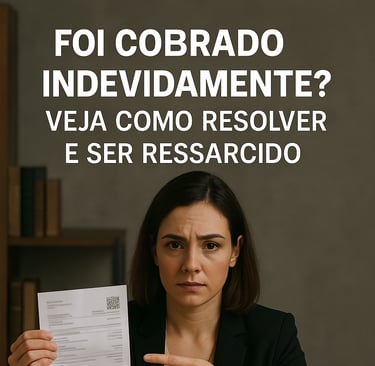 COBRANÇA INDEVIDA COMO IDENTIFICAR, RECLAMAR E GARANTIR SEUS DIREITOS