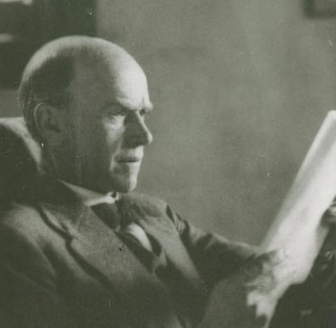 portrait du psyschologue et sociologue Elton Mayo 