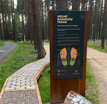 Melno takas, nemokamas Melno Basakojų takas, Vytauto gatvė