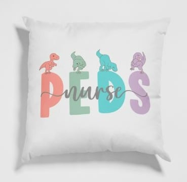 PEDS Throw Pillow