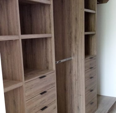 Vestidor en melamina