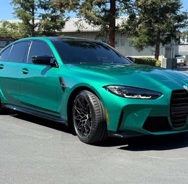 Full Gloss PPF application on BMW M3, Livermore.