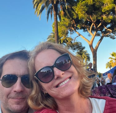 Flavia and Paolo in Nice