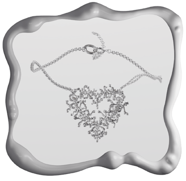 photo collier dans cadre