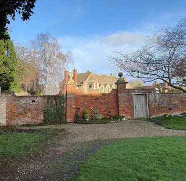 Bredon Rectory from Churchyard